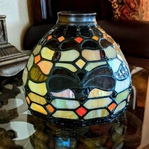 Tiffany lamp shade, EUC
